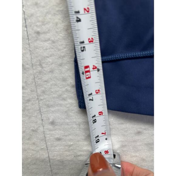 Lululemon Back In Movement Crop Everlux Gym Workout Leggings Blue 10 W6AHJS - Picture 5 of 9